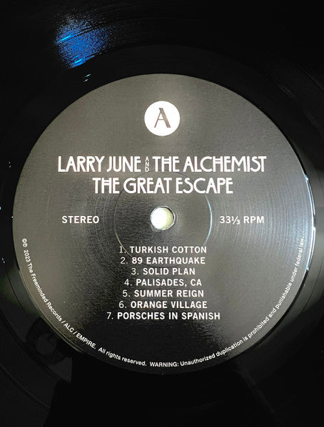 Larry June And  The Alchemist* : The Great Escape  (LP, Album, Gat)