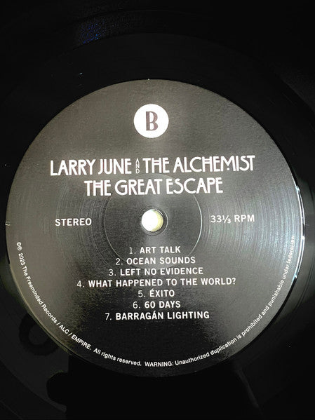 Larry June And  The Alchemist* : The Great Escape  (LP, Album, Gat)