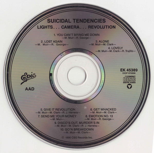 Suicidal Tendencies : Lights... Camera.... Revolution (CD, Album, RE)