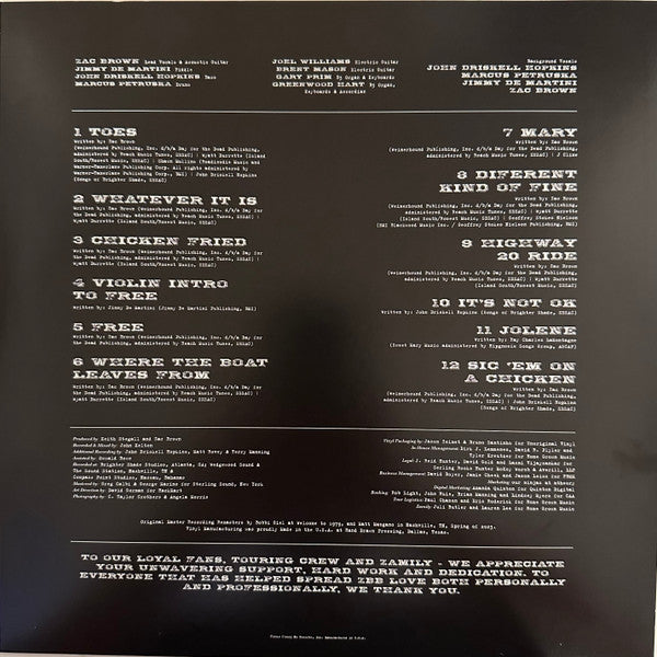 Zac Brown Band : The Foundation (LP, Album, Ltd, RE, RM, Red)