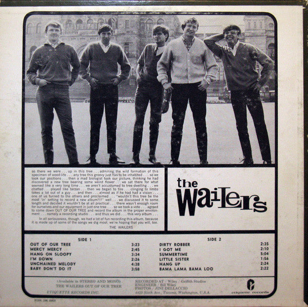 The Wailers (2) : Out Of Our Tree (LP, Album, Mono, Mon)