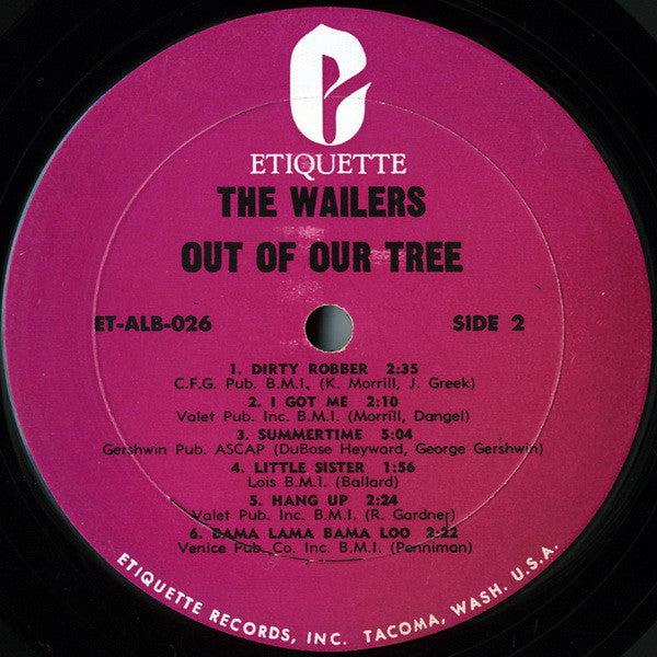 The Wailers (2) : Out Of Our Tree (LP, Album, Mono, Mon)