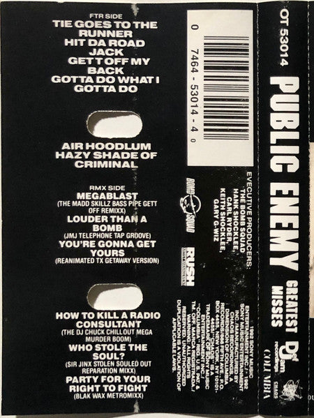 Public Enemy : Greatest Misses (Cass)