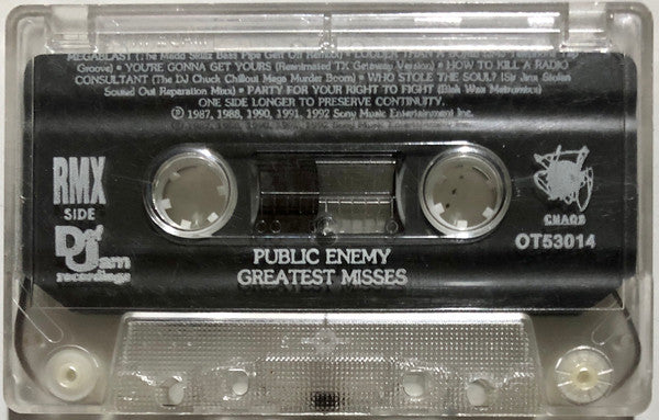 Public Enemy : Greatest Misses (Cass)