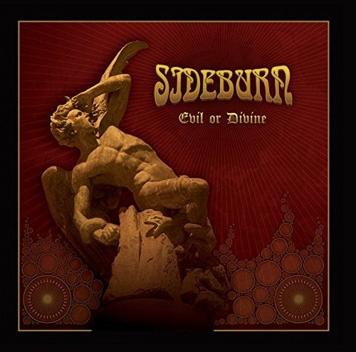 the album cover for Sideburn - Evil or Divine