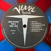 Louis Armstrong : Louis Wishes You A Cool Yule (LP, Ltd, Blu)