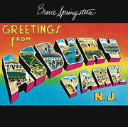 the album cover for Bruce Springsteen - Greetings from Asbury Park N.J.