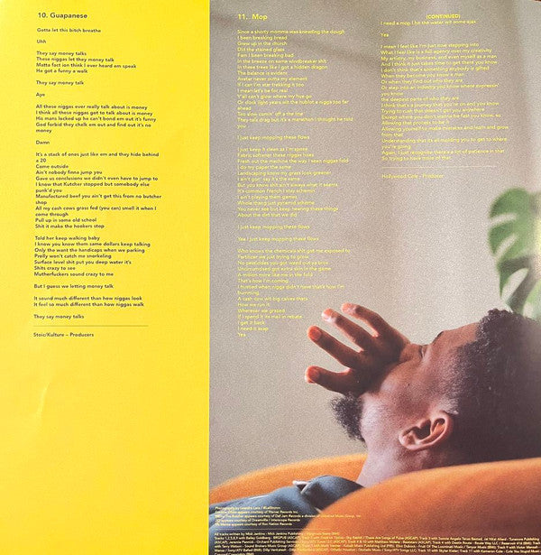 Mick Jenkins : The Patience (LP, Album, Yel)