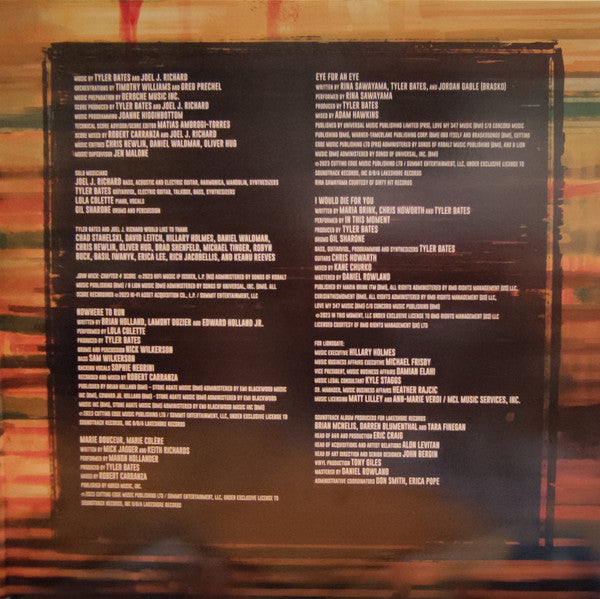 Tyler Bates And Joel J. Richard* : John Wick: Chapter 4 (2xLP, Comp, Ltd, Ora)