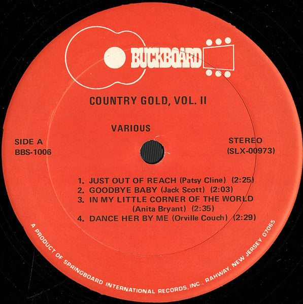 Various : Country Gold Vol. 2 (LP, Comp)