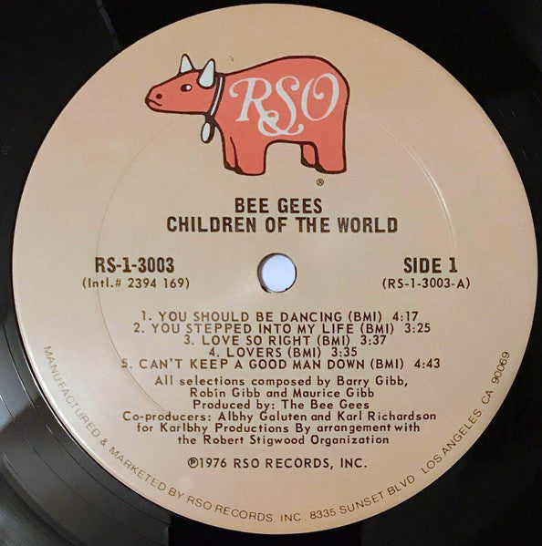 Bee Gees : Children Of The World (LP, Album, San)