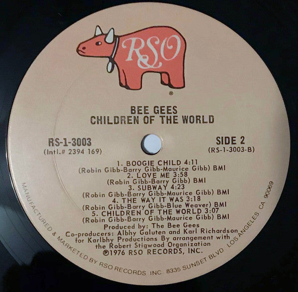 Bee Gees : Children Of The World (LP, Album, San)