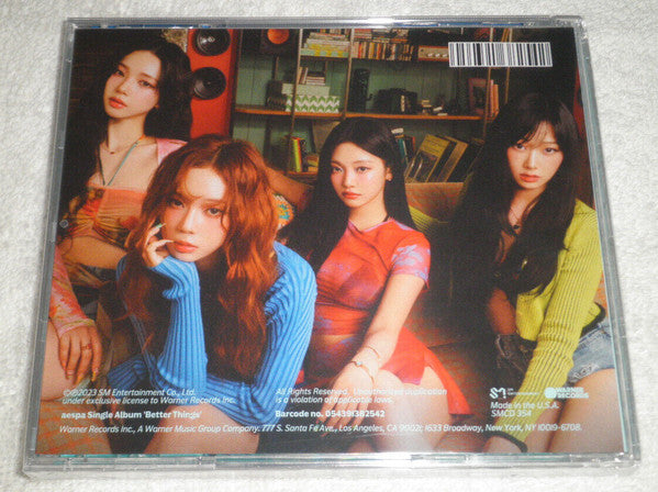 aespa : Better Things (CD, Single, Nin)