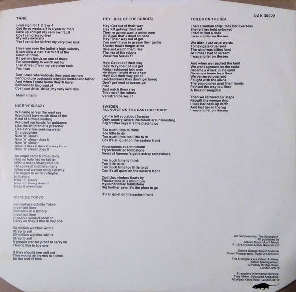 The Stranglers : Black And White (LP, Album, Art)