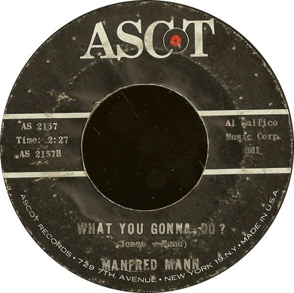 Manfred Mann : Do Wah Diddy Diddy (7", Single, Styrene, She)