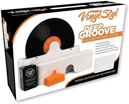 Vinyl Styl® Deep Groove Record Washer System - For 7/10/12 Inch (White)