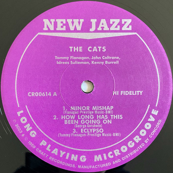 Tommy Flanagan, John Coltrane, Kenny Burrell, Idrees Sulieman : The Cats (LP, Album, Mono, RE, 180)