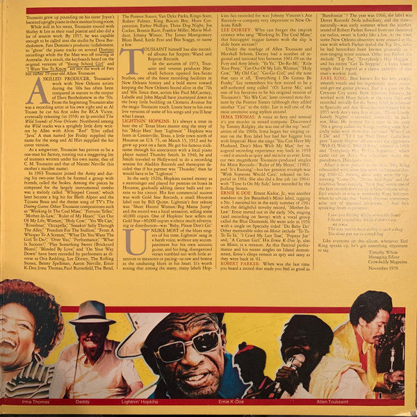 Various : New Orleans Jazz And Heritage Festival 1976 (2xLP, Album, Comp)