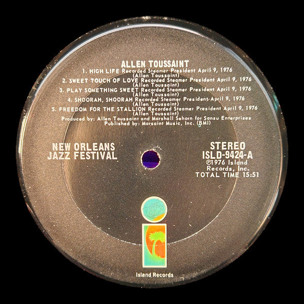 Various : New Orleans Jazz And Heritage Festival 1976 (2xLP, Album, Comp)
