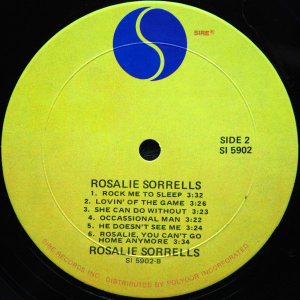 Rosalie Sorrels : Travelin' Lady (LP, Album, Mon)