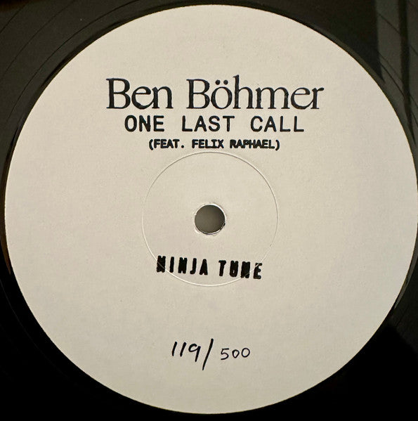 Ben Böhmer Feat. Felix Raphael : One Last Call (12", Ltd, Num, W/Lbl)
