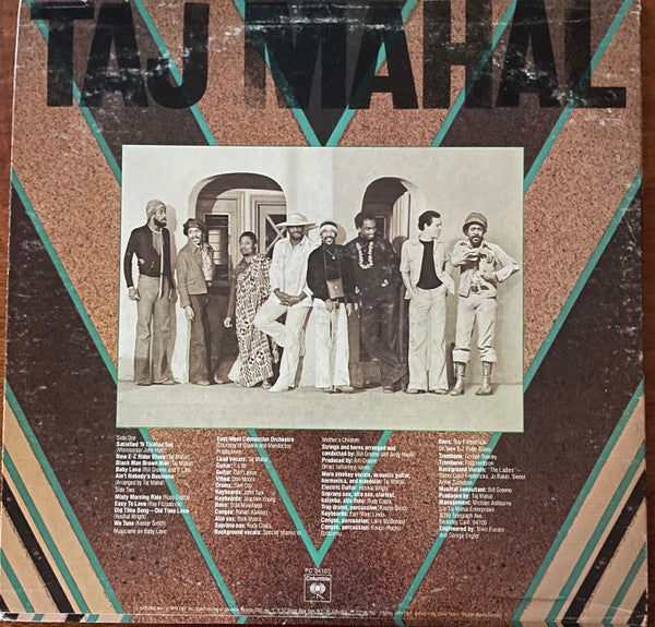 Taj Mahal : Satisfied 'N Tickled Too (LP, Album, San)