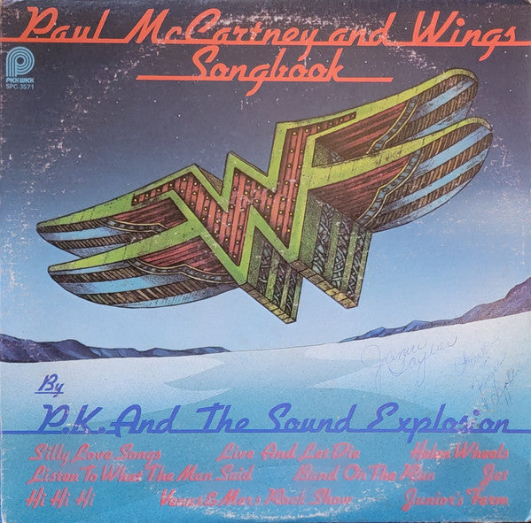 P.K. And The Sound Explosion : Paul McCartney And Wings Songbook (LP, Kee)