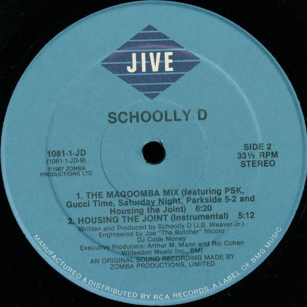 Schoolly D : Housing The Joint (12")