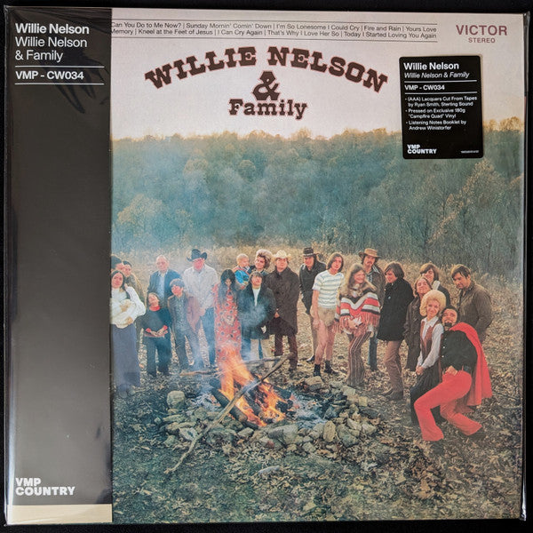 Willie Nelson & Family : Willie Nelson & Family (LP, Album, Club, RE, RM, Ora)