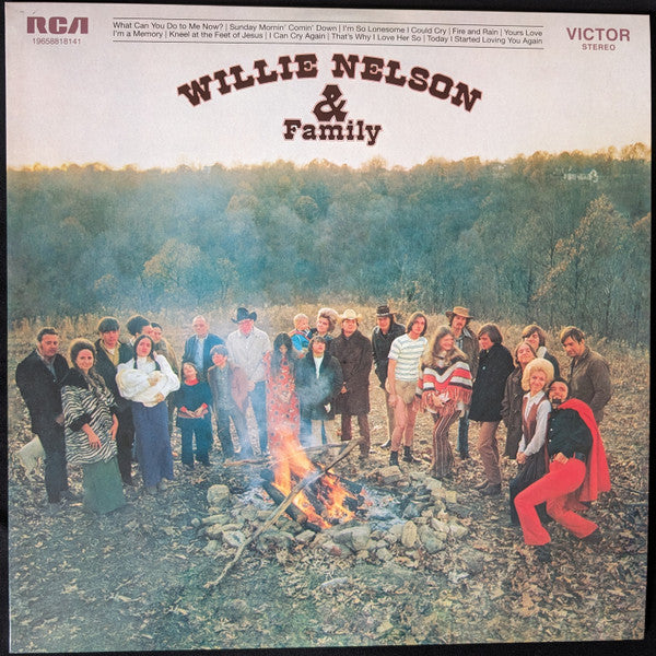 Willie Nelson & Family : Willie Nelson & Family (LP, Album, Club, RE, RM, Ora)
