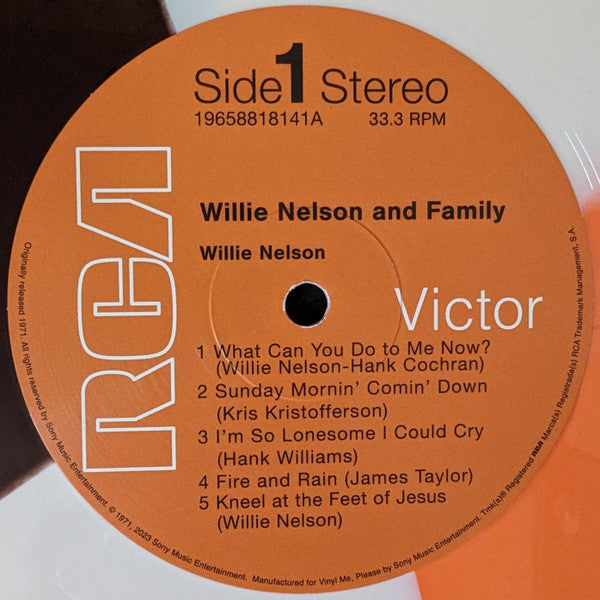 Willie Nelson & Family : Willie Nelson & Family (LP, Album, Club, RE, RM, Ora)