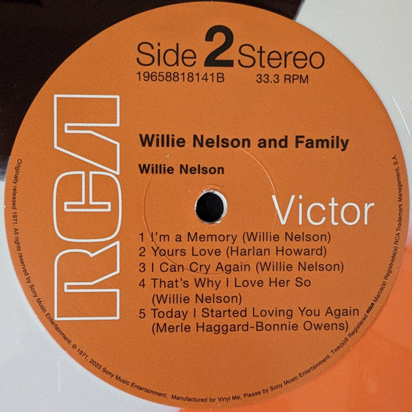 Willie Nelson & Family : Willie Nelson & Family (LP, Album, Club, RE, RM, Ora)