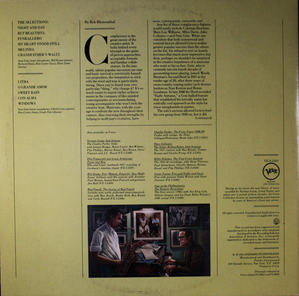 Stan Getz : The Chick Corea / Bill Evans Sessions (2xLP, Comp, Gat)