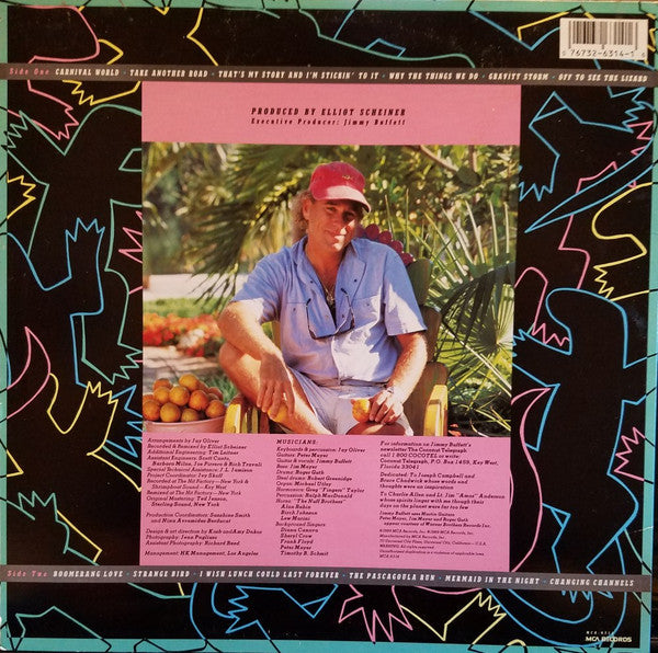 Jimmy Buffett : Off To See The Lizard (LP, Album)