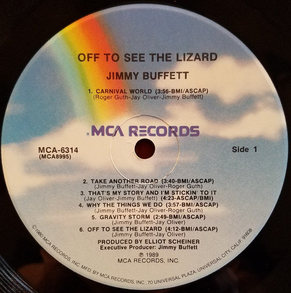 Jimmy Buffett : Off To See The Lizard (LP, Album)
