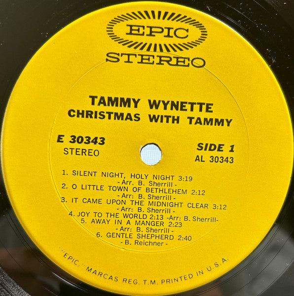 Tammy Wynette : Christmas With Tammy (LP, Album, Ter)