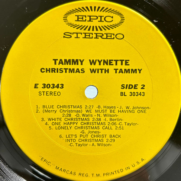 Tammy Wynette : Christmas With Tammy (LP, Album, Ter)