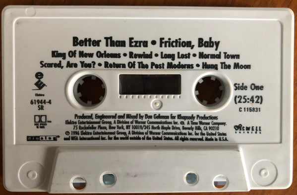Better Than Ezra : Friction, Baby  (Cass, Album, Club, Dol)