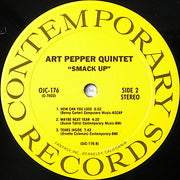 Art Pepper Quintet : Smack Up (LP, Album, RE)