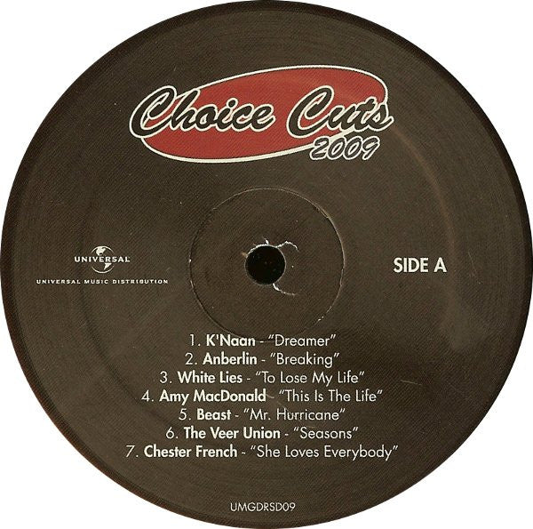 Various : Choice Cuts 2009 (LP, RSD, Comp, Promo, Smplr)