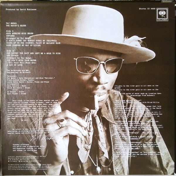 Taj Mahal : The Natch'l Blues (LP, Album, RP)