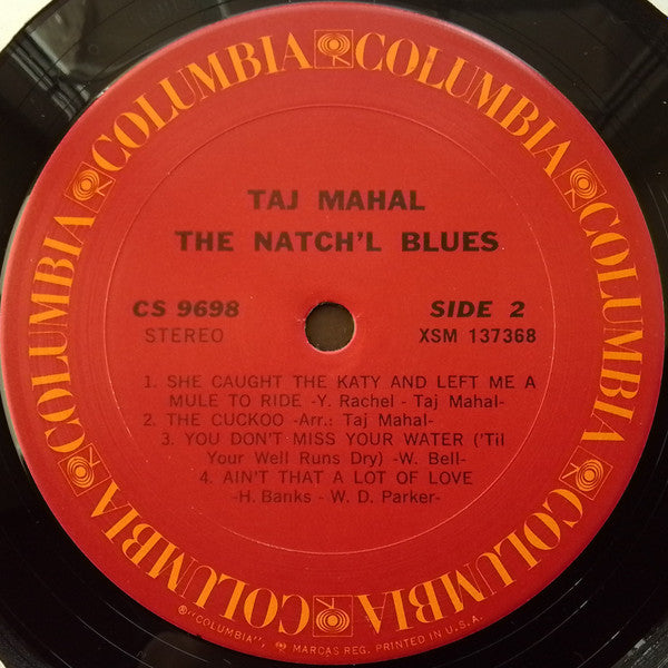 Taj Mahal : The Natch'l Blues (LP, Album, RP)