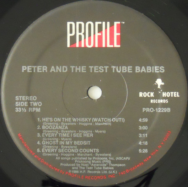 Peter And The Test Tube Babies : Peter And The Test Tube Babies (LP, Album)