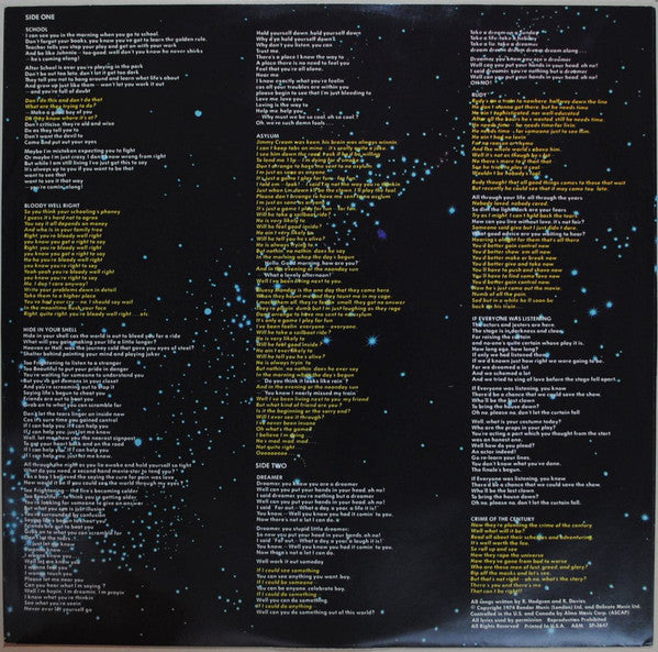 Supertramp : Crime Of The Century (LP, Album, RE)