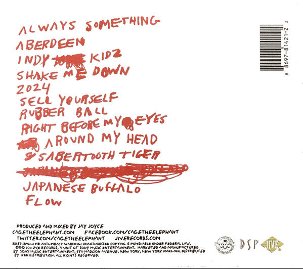 Cage The Elephant : Thank You Happy Birthday (CD, Album)