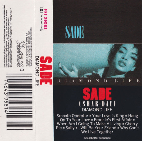 Buy Sade : Diamond Life (Cass, Album) Online for a great price