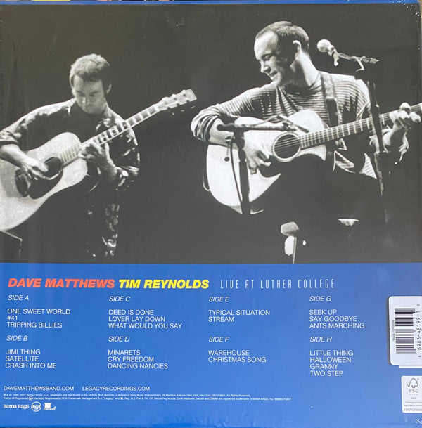 Dave Matthews & Tim Reynolds : Live At Luther College (Box, 150 + 4xLP, Album, RE, RP)