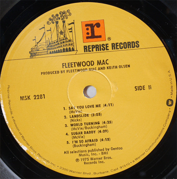 Fleetwood Mac : Fleetwood Mac (LP, Album, RE, Pin)