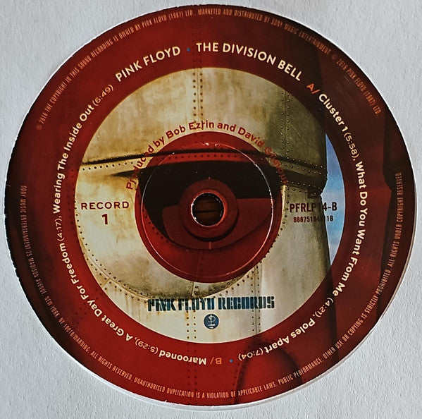 Pink Floyd : The Division Bell (2xLP, Album, RE, RM, RP, Gat)