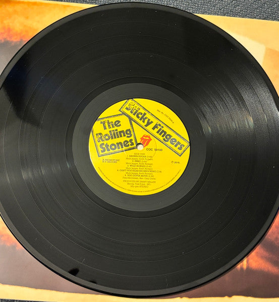 The Rolling Stones : Sticky Fingers  (LP, Album, RE, RM, 180)